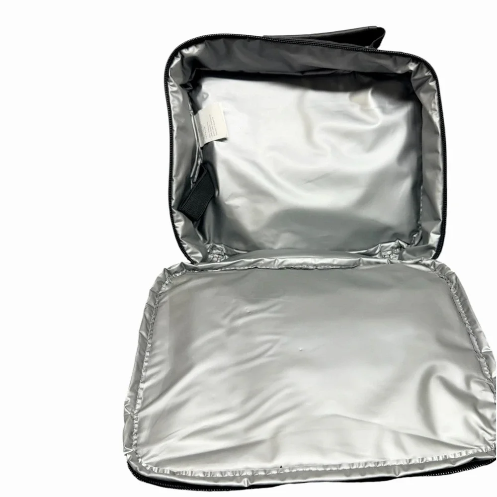 Nike Red Black Insulated Lunch Bag Cooler Zip Carry Case‎